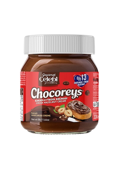 Chocoreys Kakaolu Fındık Kreması 330 Gr - Sürülebilir Kahvaltılık