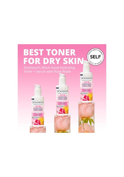 Dickinson's Cadı Fındığı Ve Gül Suyu Özlü Nemlendirici Tonik + Serum 118ml
