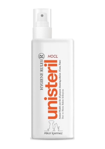 Unisteril Hocl Evcil Hayvan Deri ve Meme Bakım Solüsyonu 200 ML
