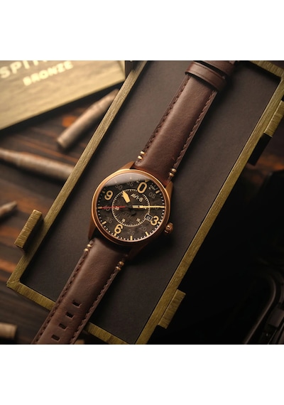 Avı-8 Spitfire Smith Av-4090-06 Otomatik Erkek Kol Saati Bronz