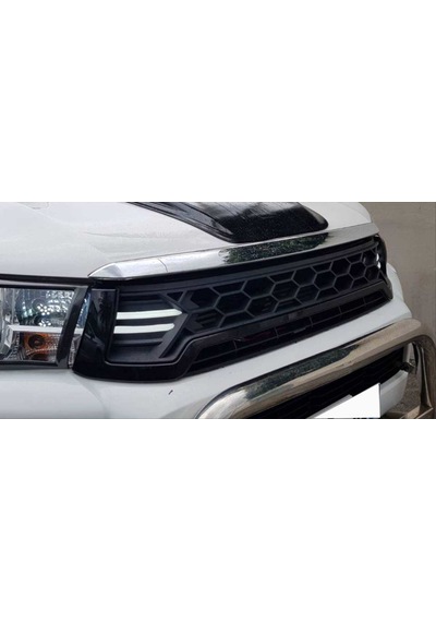 Toyota Uyumlu Hılux Revo 2016 Ledli Panjur -  Sıyah