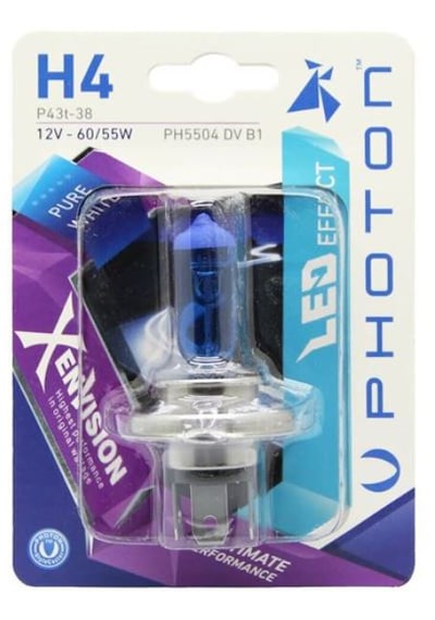 Photon H4 12v 60/55w Xen Vision Tekli Blister Ph5504 Dv B1