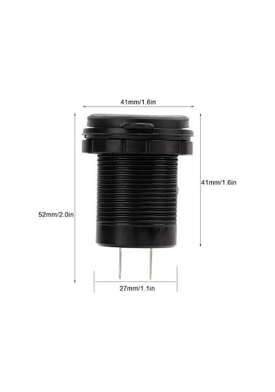 Ic-266c-5 Usb3.0 + Type-c Pano Tipi Çakmaklık Soketi 12-24v