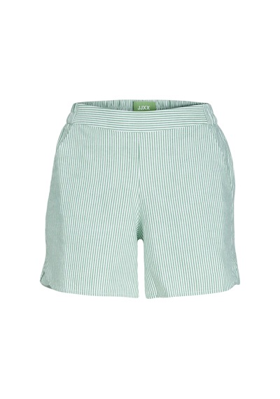 Jack & Jones Kadin Çizgi Desenli Rahat Kesim Sort - Siva 12254554 Grayed Jade Kırmızı