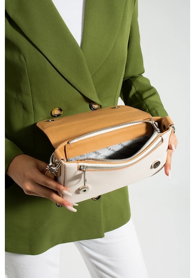 Just Polo Kadın Yeni Sezon Lakos El Ve Omuz Çantası 236005mh Krem