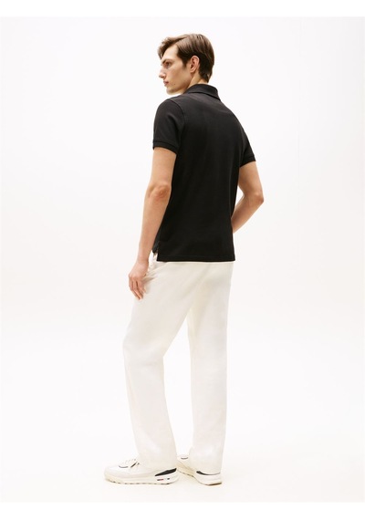 Tommy Hilfiger Core 1985 Slım Polo Erkek Siyah T-shirt - Mw0mw17771