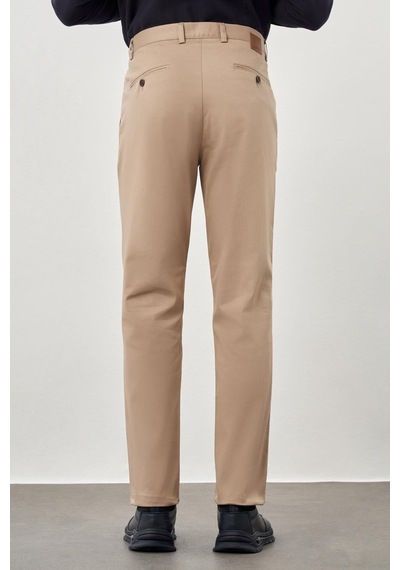 İmza Koyu Bej Düz Armürlü Pamuklu Yan Cep Comfort Fit Casual Pantolon 1003245169 KOYU BEJ İmza Koyu Bej Düz Armürlü Pamuklu Yan Cep Comfort Fit Casual Pantolon 1003245169 KOYU BEJ