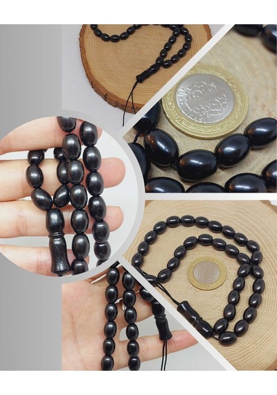 Gürcü Oltusu Badem Kesim 33lük Tesbih 7 10mm 55838 Çok Renkli