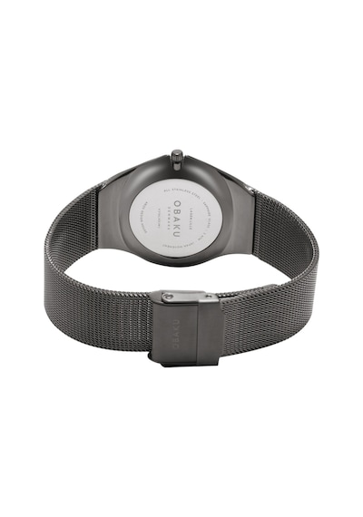 Obaku Denmark V316lxdjmj Quartz Hasır Kordon Siyah Safir Cam 33 Mm Kadın Kol Saati Rose Gold