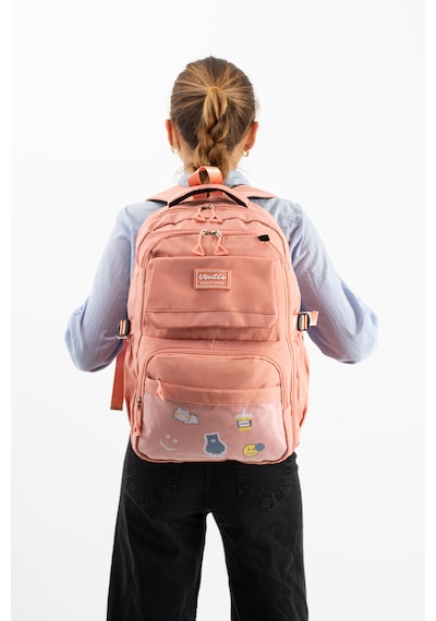 Ventis Qualty Okul Çantası Su Geçirmez Klinkır Kumaş Unisex Sırt Çantası Model 7d Çok Renkli
