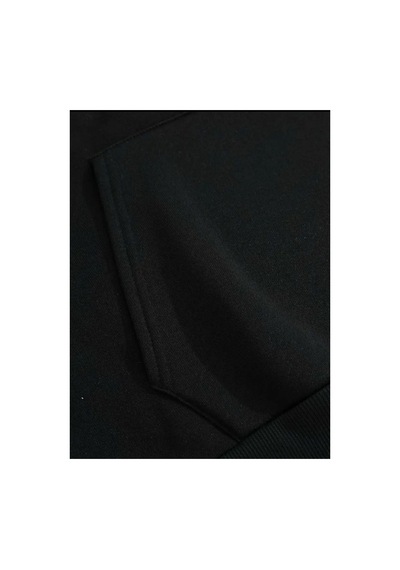 Medinenur Black Baskılı 2 Iplik Şardonlu Sweatshirt Siyah