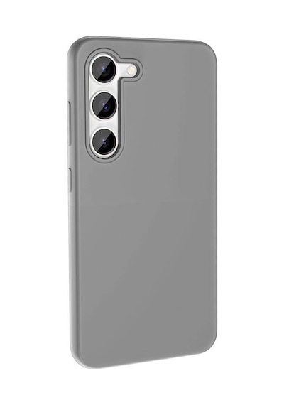 Galaxy S23 Kılıf M-safe Şarj Özellikli Sıvı Teknolojili Silinebilir Sert Zore Kivi Kapak - Siyah