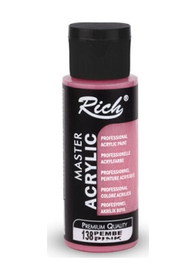 Rich Akrilik Boya Master 60 Cc Pembe 02120 Çok Renkli