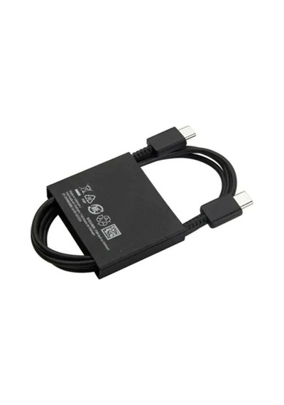 Samsung Uyumlu Ep-dn980 Usb-c To Usb-c 3a 25w Hızlı Şarj Ve Data Kablosu 1 Metre Siyah