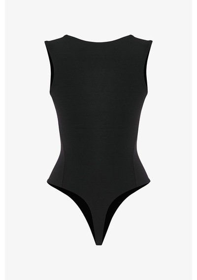 Penti Siyah U Yaka Yumuşak Dokulu Bodysuit