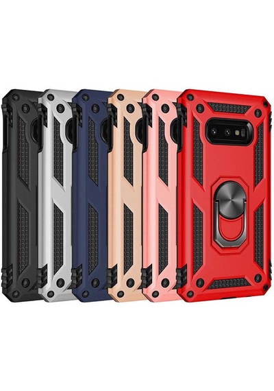Galaxy S10e Kılıf Zore Vega Kapak Kırmızı