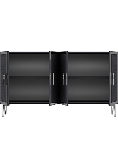 Ka1207as Tuna Konsol Ve Tv Sehpası Antrasit-silver 120cm
