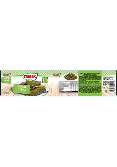 Tamek Yaprak Sarma 400 Gr X 4 Adet