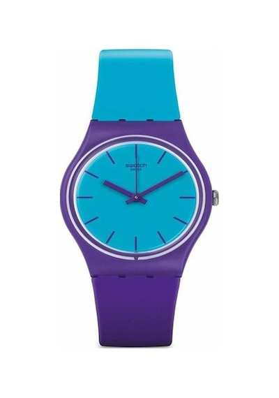Swatch Gv128 Plastik Silikon Kadın Kol Saati Açık Mavi