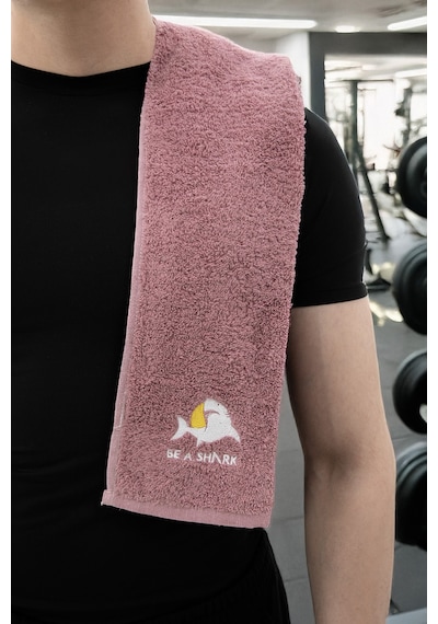 Sporcu Antrenman Havlusu Gym Fitness Plates Boks Tenis Spor Havlu Mürdüm