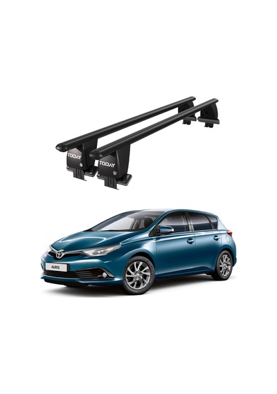 Royal Toyota Auris 2018 Ve Sonrası Uyumlu Siyah Kilitli Ara Atkı Port Bagaj Tavan Barı