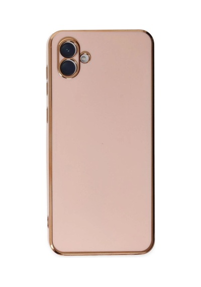 Samsung Galaxy Uyumlu - A04 Kılıf Volet Silikon - Pembe Çok Renkli