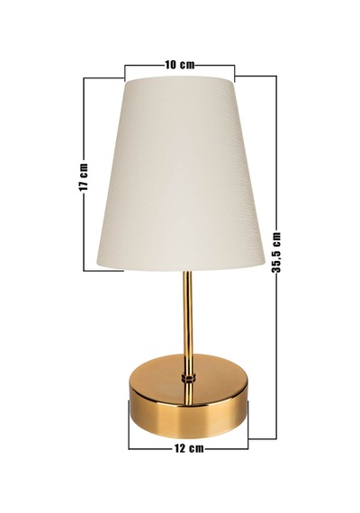 Almıra Abajur Gold / Krem Finlin Gold/krem Gold/krem
