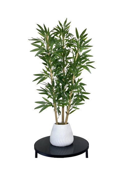 140 Cm Yapay Bambu Spiral Beton Saksıda Diğer