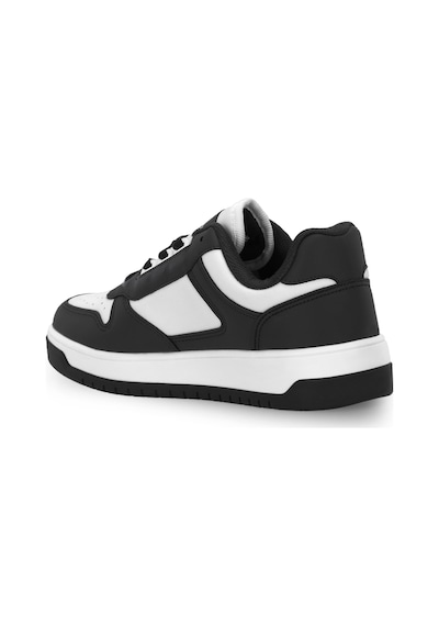 Slazenger Kevın G Kadın Siyah / Beyaz Günlük Spor Ayakkabısı Siyah - Beyaz