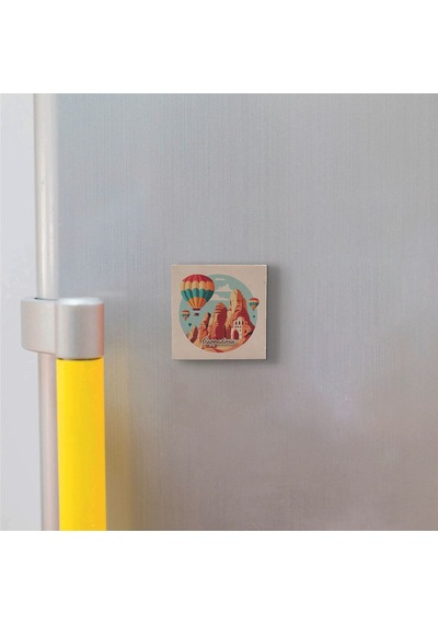 Kapadokya Baskılı Taş Magnet 5x5