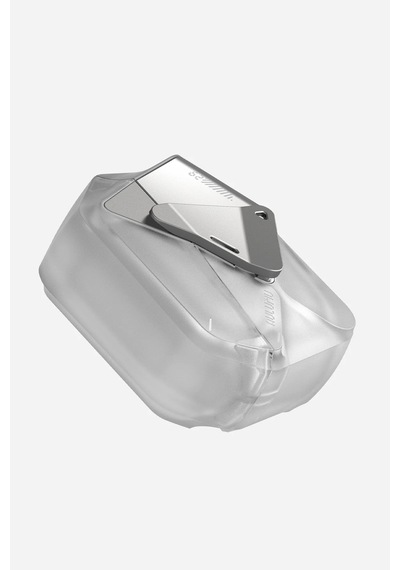 Apple Uyumlu Airpods 4 Geometrik Desenli Kilitleme Mekanizmalı Ve Askı İpli Kılıf A29 Beyaz