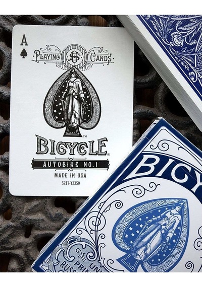 Bicycle Russell&morgan Autobike No.1 - Mavi Oyun İskambil Kartı
