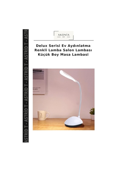 Delux Serisi Ev Aydınlatma Renkli Lamba Salon Lambası Küçük Boy Masa Lambasi Çok Renkli