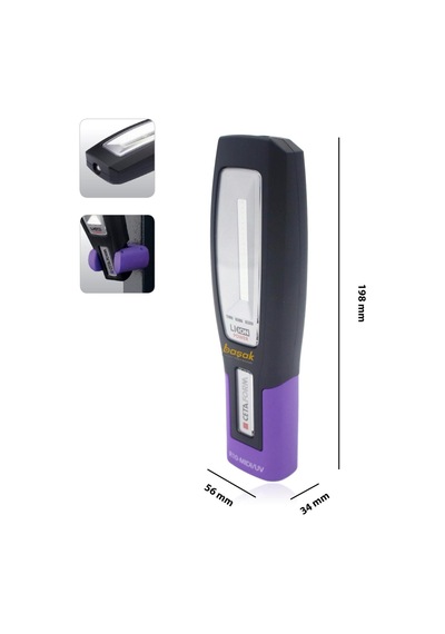 Ceta Form Uv Şarjlı Led Kaçak Arama Lambası R10-mıdı/uv