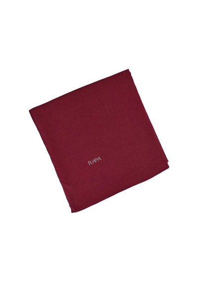 Mim Eşarp Tuana Eşarp Pamuk Jazz Eşarp 110x110cm Bordo