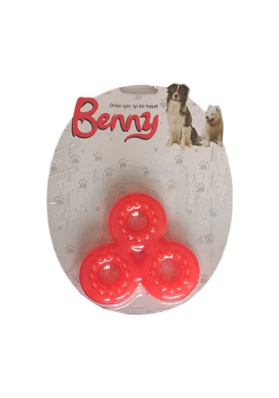 Benny Köpek Oyuncağı Üçlü H 9 X 9 Cm Kırmızı