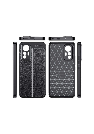Xiaomi Mi 12 Lite Kılıf Deri Tarzı Niss Silikon Case Kapak