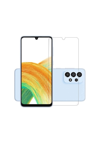 Samsung Galaxy A33 5g İle Uyumlu Ekran Koruyucu Şeffaf Temperli Kırılmaz Cam Ekran Koruyucu