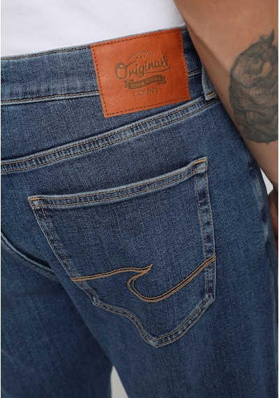 Colin's Colins Slim Fit Düşük Bel Dar Paça Erkek Dark İndigo Denim Jean Pantolon Cl1082953 Q1.v1 Dn45237
