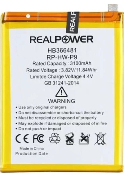 Realpower Huawei Uyumlu G9 Batarya 3100mah