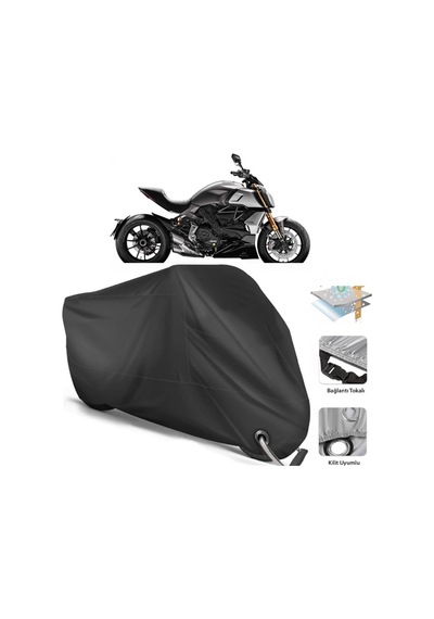 Ducati Diavel 1260 S Motor Branda (Bağlantı, Kilit Uyumlu)-Siyah (457266456)