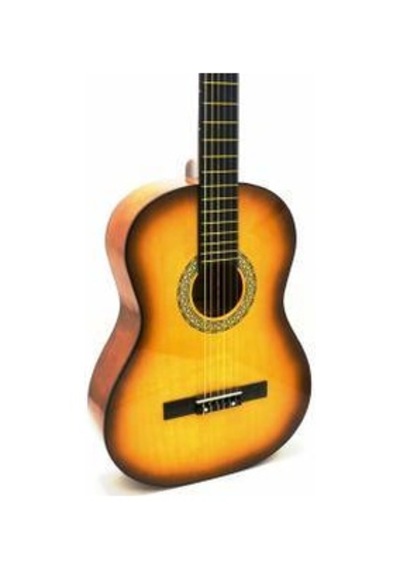 Klasik Gitar 4/4 Tam Boy Sunburst Klasik Gitar-Kılıf