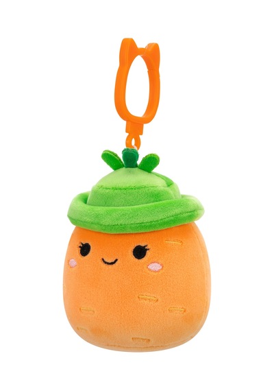 Squishmallows Havuç Caroleena 10 Cm Klipsli Cp00462 Çok Renkli