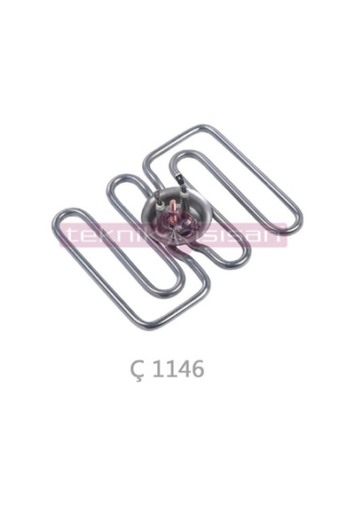 Semaver Rezistansı Yuvarlak Flanş 3200w 19x17 Cm