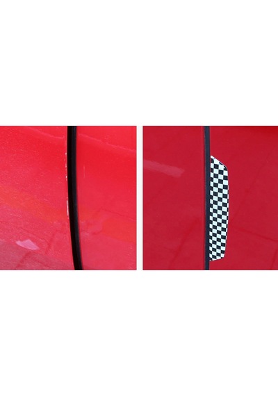 Citroen Logo Kapı Kenarı Koruma Metalize Damla Desen 3M Band