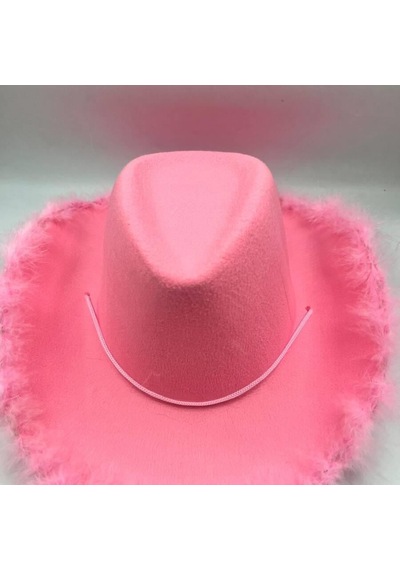 Şapka Kovboy Barbie Pembe Diğer