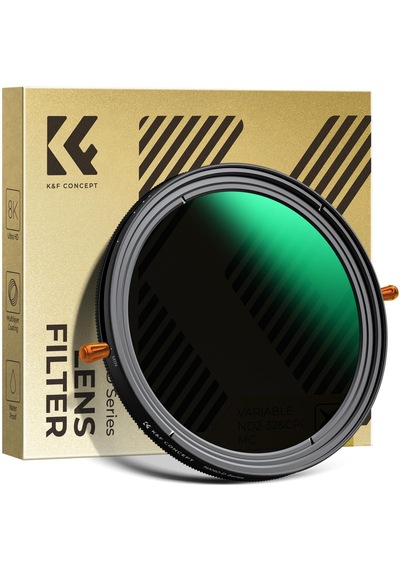 K&f Concept 52mm 2 İn 1 Cpl - Nd2-nd32 1-5 Stop Variable / Nano-d Serisi