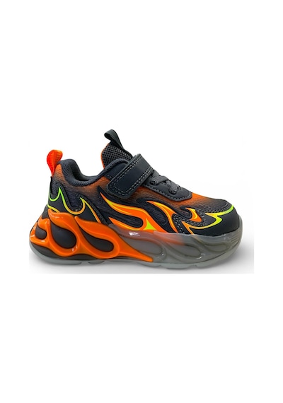 Pepino 2226 Çocuk Okul Öncesi Işıklı Rahat Sneaker Füme