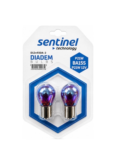 Diadem Ampul 12v P21w Ba15s Mor Efektli Sinyal Ve Park Ampulü, Yüksek Işık Performansı 2 Adet