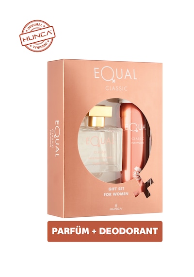 Classic Avantajlı Çift Parfüm Seti Parfüm 75 Ml K + 75 Ml E + 2 Adet Deodorant 150 Ml Fresh